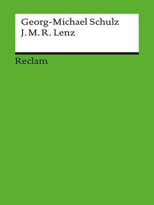 cover image of J. M. R. Lenz